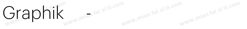 Graphik 字体字体转换